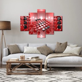 A gomb absztrakció képe (150x105 cm)