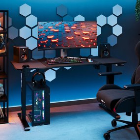 Diablo X-Tensio Állítható Magasságú Íróasztal 1400 Fekete