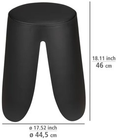 WENKO 26087100 - COMISO ülőke 44,5x46 cm fekete