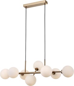 Italux modern függeszték mirellio fehér mézédes sárgaréz itxpnd-66463-8-hb