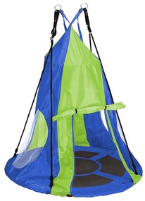 Fészekhinta-110 cm-es-kék-sátorral