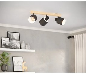 Eglo 99491 - Spotlámpa BATALLAS 3xE27/10W/230V