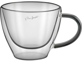 Lamart LT9117 2 részes cappuccino pohárkészlet,190 ml, fekete