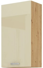 Felső konyhaszekrény Arryn 50 G-90 1F (artisan tölgy + fényes krém). 1024740