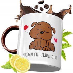 Bordó Bögre Nagypapának Születésnapra Ajándék fényképes nyomattal