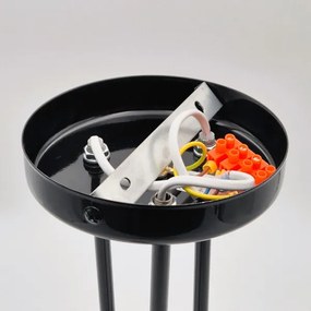 Csillár rúdon IRMA 3xE27/15W/230V fekete