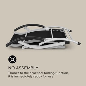 Blumfeldt Sunnyvale, nyugágy lábtartóval, alumínium, 4 szint