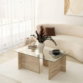 New Escape Travertine konferenciaasztal