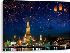 Kép - A boldogság lámpásai, Bangkok (70x50 cm)