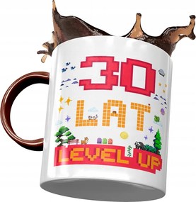 Bordó Bögre Születésnapra 30 30. 30-as Ajándék Nyomtatott Fotóval
