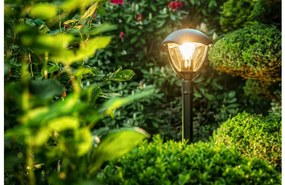 Lámpa Kerti lámpatest GRANDE-P, E27, MAX.60W, IP54, AC220-240V, 50-60Hz, pillér 1 m, fekete