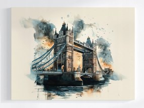 Vászonkép Canvas Város London Tower Bridge Híd Építészet 100x75
