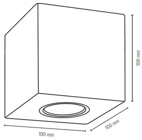 Spot-Light 2076174 - WOODDREAM mennyezeti lámpa 1xGU10/6W/230V