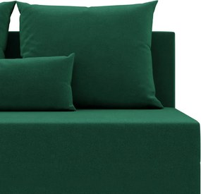 Nobu kanapé, bársony, zöld