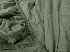 Jersey lepedő EXCLUSIVE sötétzöld 180 x 200 cm