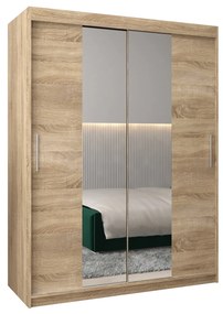 Ruhásszekrény 150 cm Toki 1 (szonoma tölgy + szonoma tölgy). 1064914