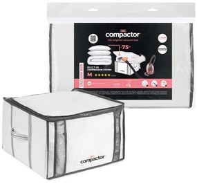 Vákuumos-megerősített textil ruhatároló doboz 42x25x25 cm Life – Compactor