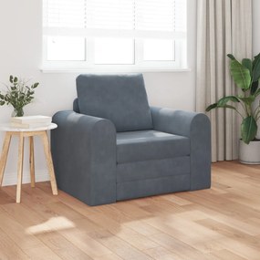 Földi Sofa Bed 2 az 1-ben SötĂ©tszĂŒrke 98x71x83 cm BĂștor