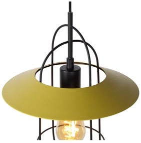 Lucide 74309/01/34 - Csillár zsinóron MASSON 1xE27/40W/230V sárga