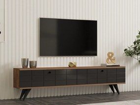 TV asztal/szekrény Butepe (antracit + atlanti fenyő) . Akció -28%. 1095157