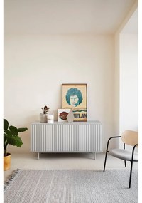 Szürke alacsony komód 159x80 cm Sierra – Teulat