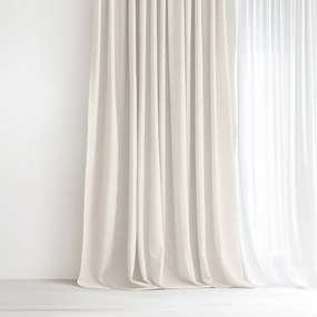 Goldea peru dekoratív drapéria - természetes 140x135 cm