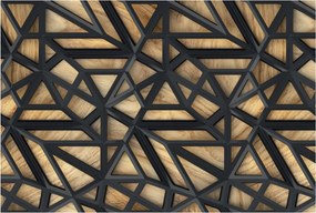 Fotótapéta Flizelina Dekoratív az irodába Geometrikus kombináció 104x70