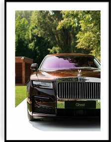 Poszter 50x70 Rolls-Royce Ghost, Luxus autó, Stílusos limuzin