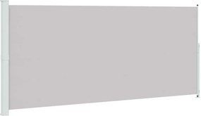 vidaXL szürke behúzható oldalsó terasznapellenző 220 x 500 cm