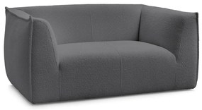 Sötétszürke buklé kanapé 170 cm Giorgia – Bobochic Paris