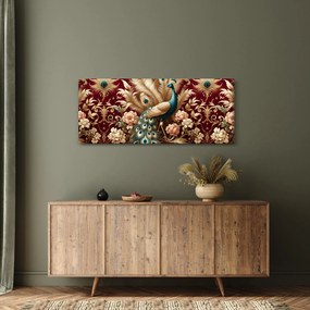 Kép – Elegáns páva (120x50 cm)