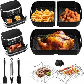 Akcesoria Air Fryer Olajsütőhöz 14 Darabos Univerzális Készlet