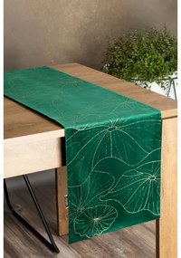 Blink18 bársony asztali futó Sötétzöld 35x140 cm