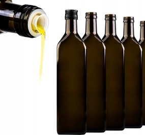 5 db Marasca üvegpalack Olívaolaj Adagolóval Bor Tinktúra 1 L