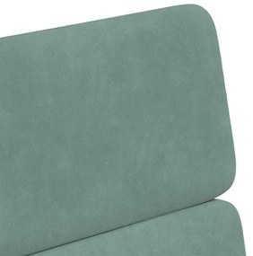 Kerekes Étkező Székek 2 pcs tengerzöld 58 x 65 x 98 cm Bársony