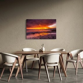 Naplemente a tengernél képe (90x60 cm)