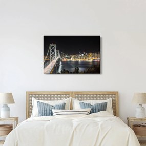 A Brooklyn-híd és a New York-i kép (90x60 cm)