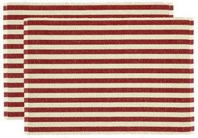 Jutakeverék tányéralátét szett 2 db-os 33x48 cm Statement Stripe – Södahl