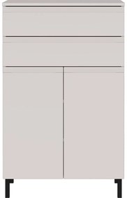 Krémszínű magas fürdőszoba szekrény 60x97 cm Salinas – Germania