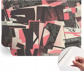 Dekoratív öntapadós fotótapéta irodába Geometrikus kollázs 208x146 cm