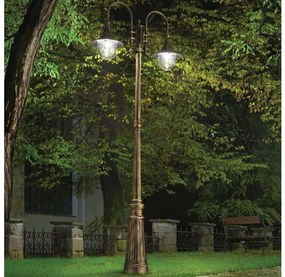 Ideal Lux - Kültéri lámpa CIMA 2xE27/52W/230V 216 cm IP43 patinás