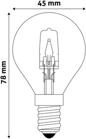 Avide Halogén Classic Mini 18W E14 2000h