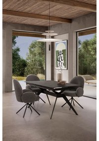 Sötétszürke fotel Dario – Marckeric