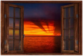 Poszterek 90x60 Tenger naplemente