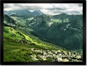 Poszterek keretben 40x30 Tátra Lengyel hegyek Kilátás