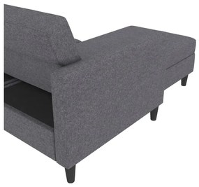 Szürke sarokkanapé Hartford – Støraa