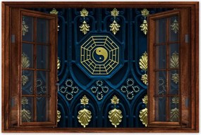 Poszterek 90x60 Absztrakt Arany harmónia