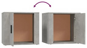 betonszürke éjjeliszekrény 50x39x47 cm