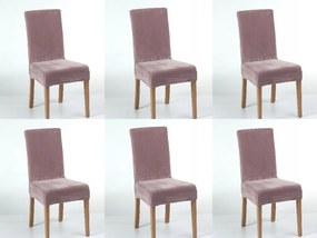 Rugalmas huzat Velúr 2.0 púderrózsaszín 6 db