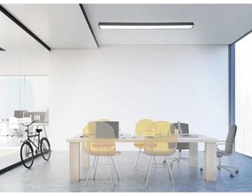 LED Mennyezeti lámpa LED/32W/230V 4000K 120x7 cm fekete